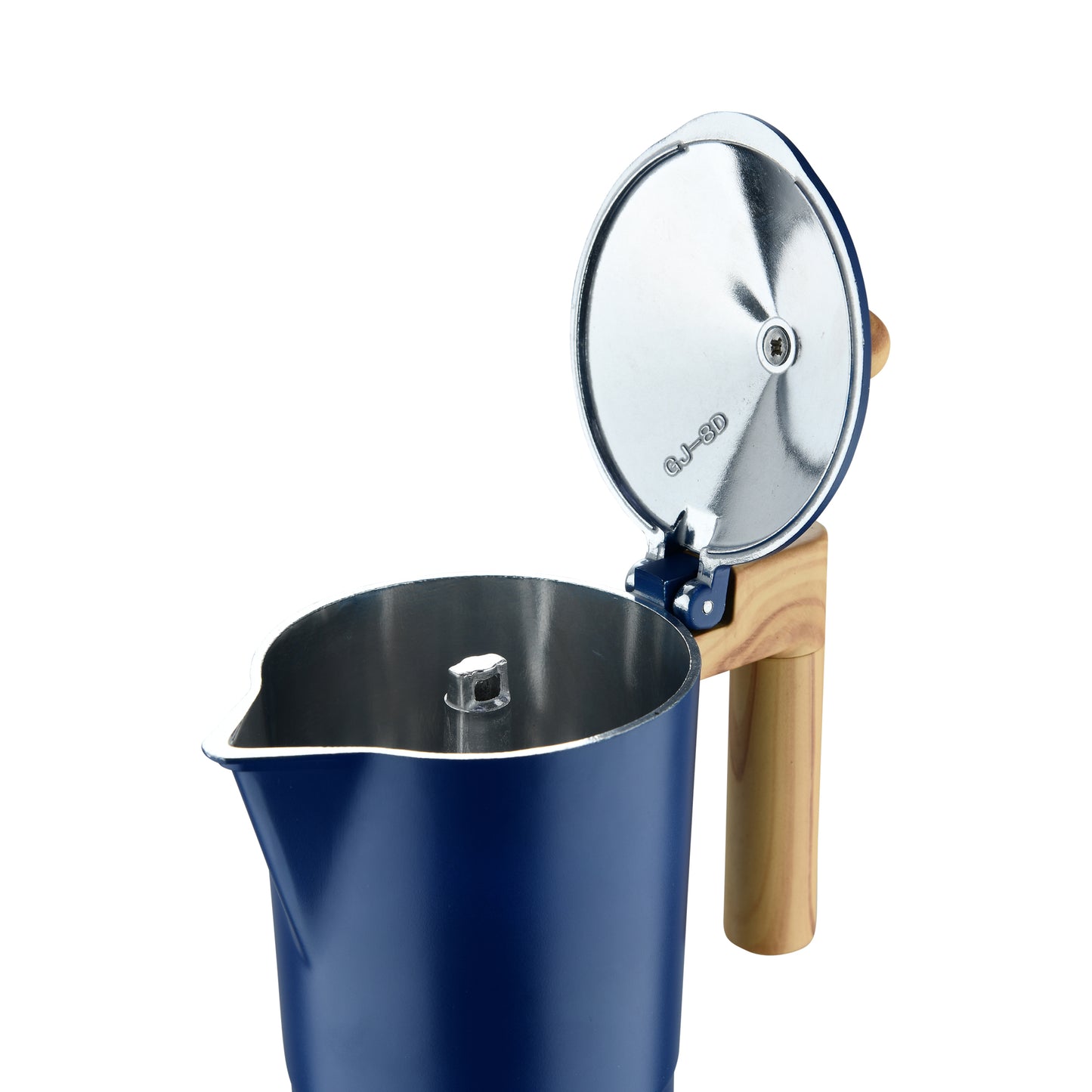 Cafetera de 6 tazas azul Mediterránea  apta para inducción - San Ignacio