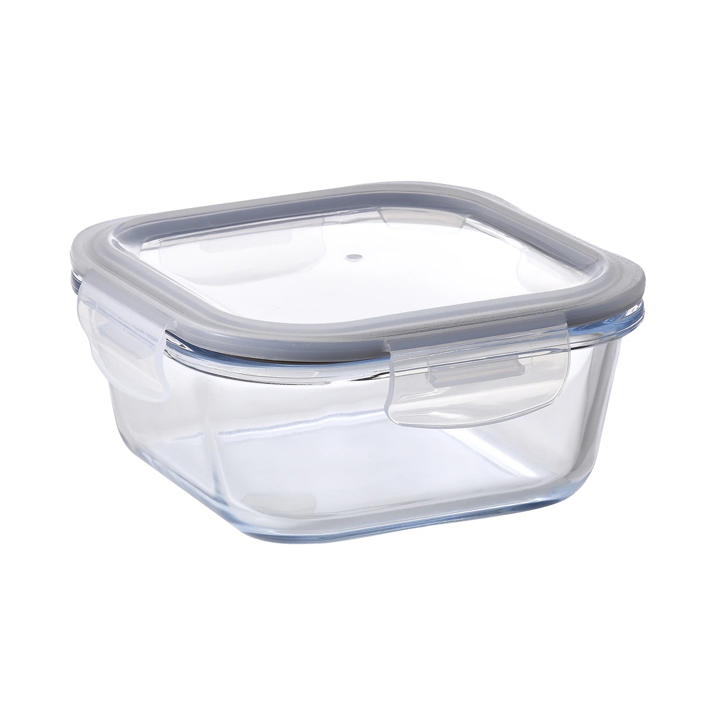 Hermético Cuadrado 800ml de Vidrio Borosilicato Naturally - Bergner