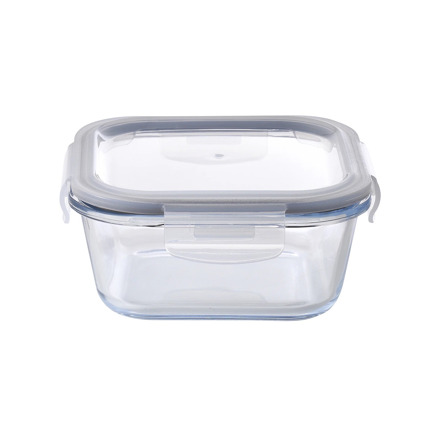 Hermético Cuadrado 800ml de Vidrio Borosilicato Naturally - Bergner