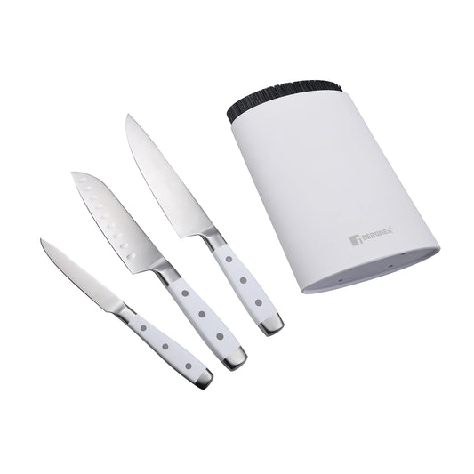 Juego de 3 cuchillos Acero Inox + Tacoma Naturally - Bergner