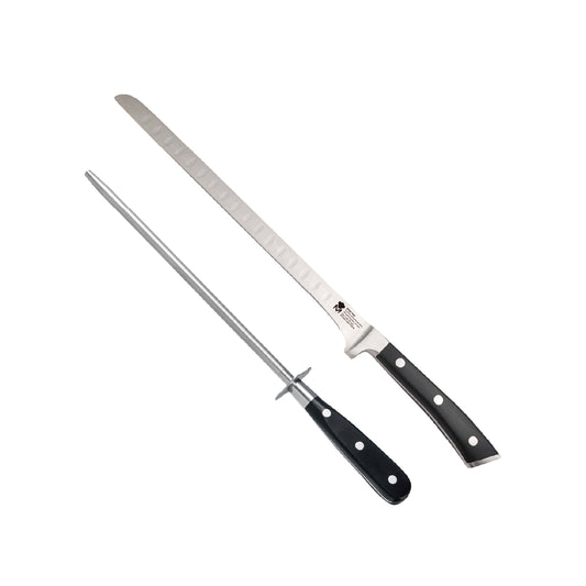 Cuchillo jamonero y chaira MasterPRO - Foodies