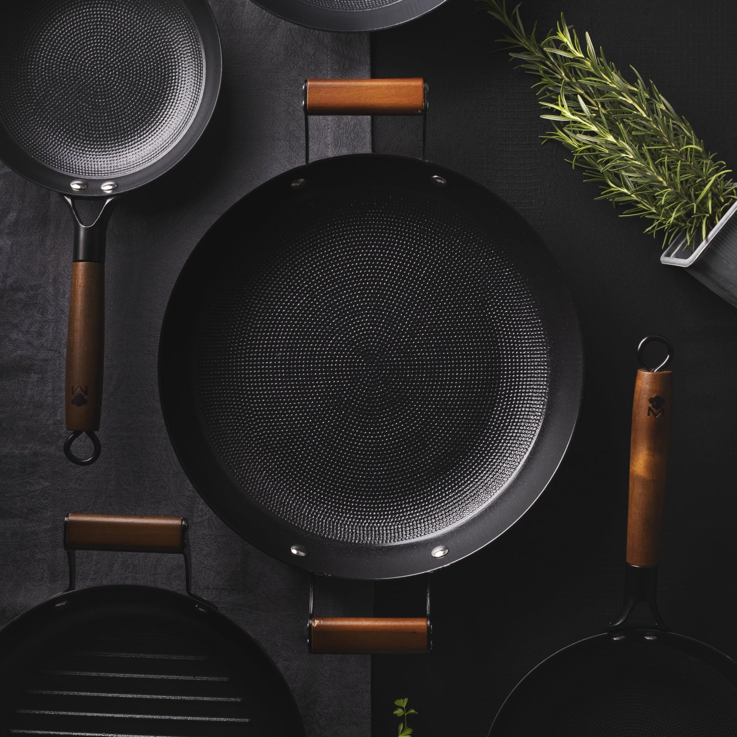 Sartén asador MasterPRO de Hierro prensado Ø32cm - Odin (3)