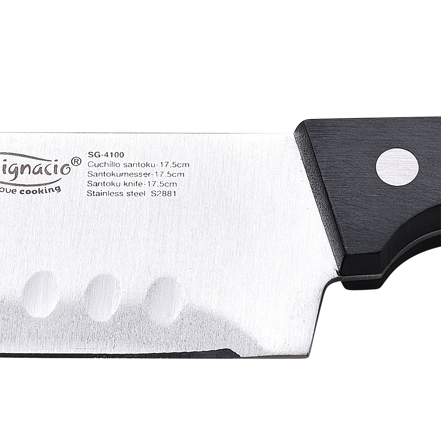 Cuchillo santoku San ignacio Expert 17.5 cm (2)