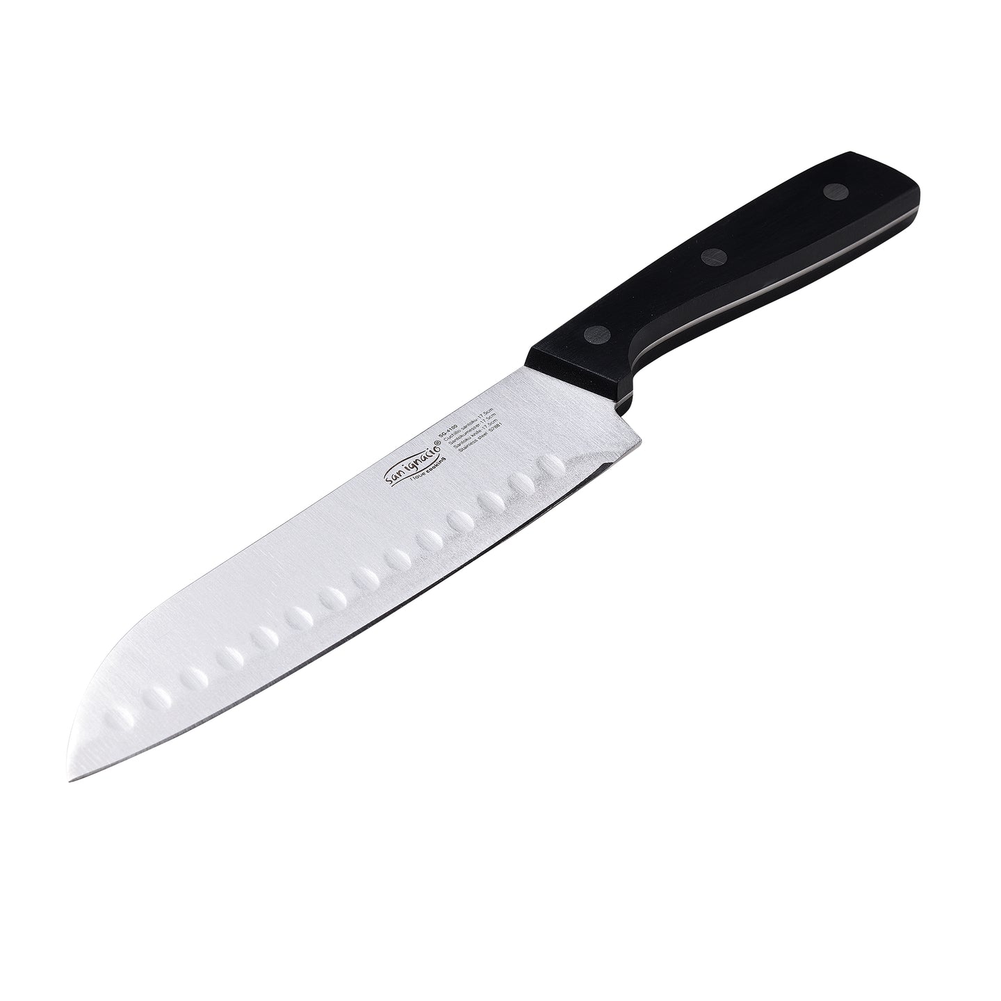 Cuchillo santoku San ignacio Expert 17.5 cm (3)