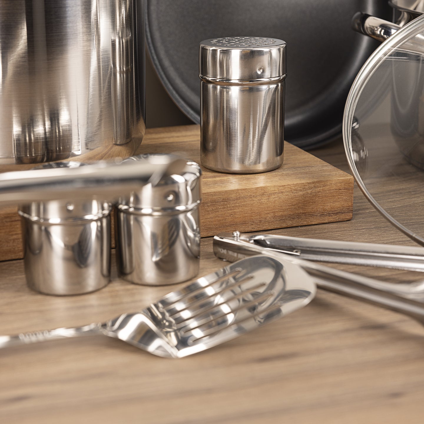 Batería de cocina San Ignacio de acero inoxidable 18 piezas - Lula (5)