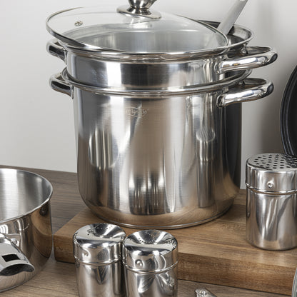 Batería de cocina San Ignacio de acero inoxidable 18 piezas - Lula (2)