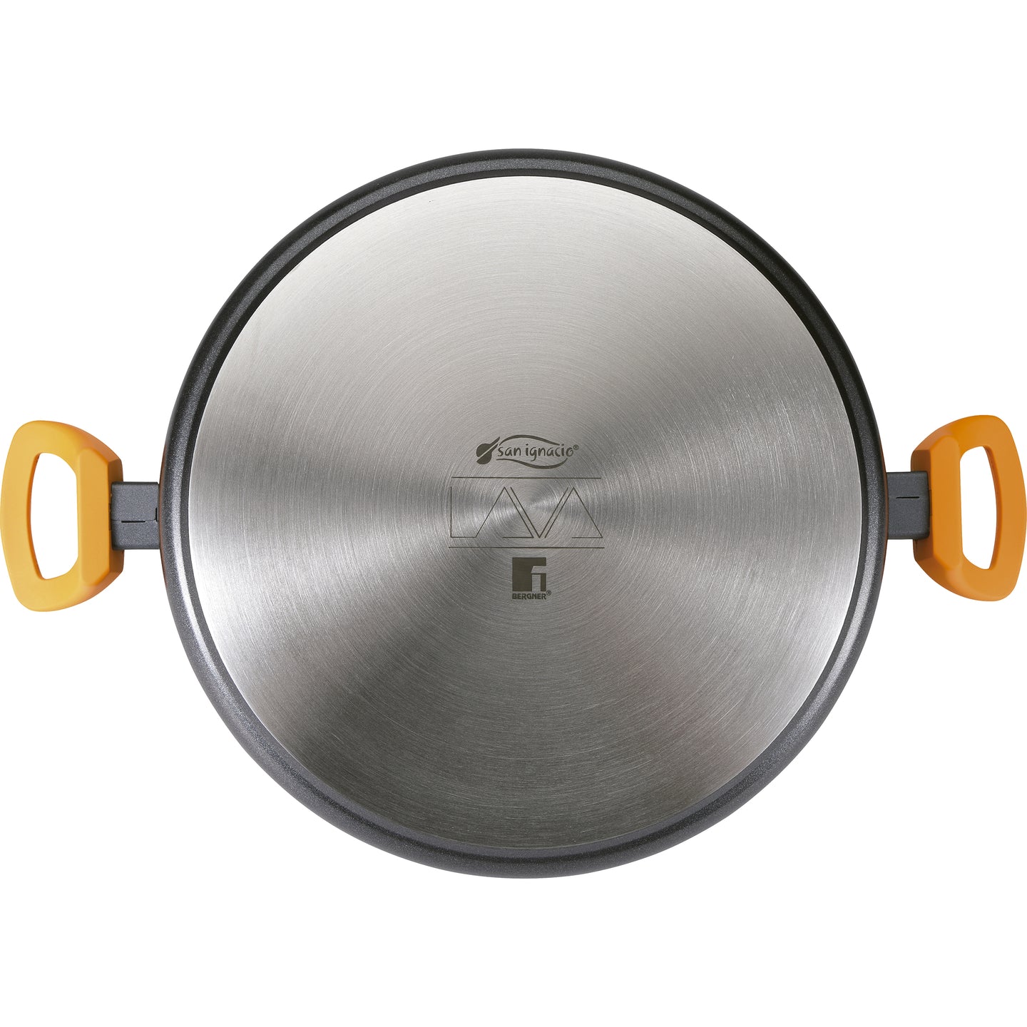 Cacerola baja con tapa San Ignacio Aluminio forjado Ø28cm - Lava (3)