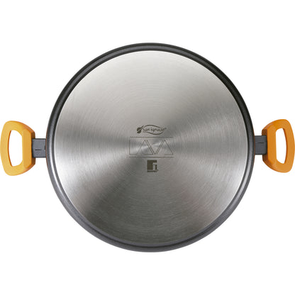 Cacerola baja con tapa San Ignacio Aluminio forjado Ø28cm - Lava (3)
