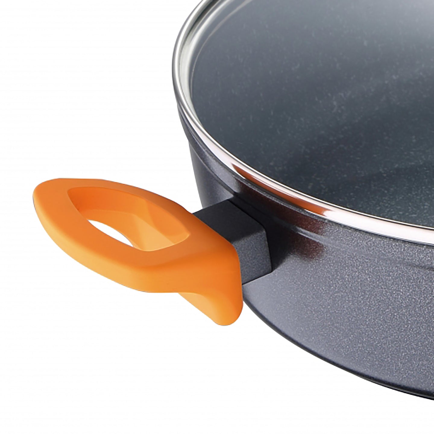 Cacerola baja con tapa San Ignacio Aluminio forjado Ø28cm - Lava (4)
