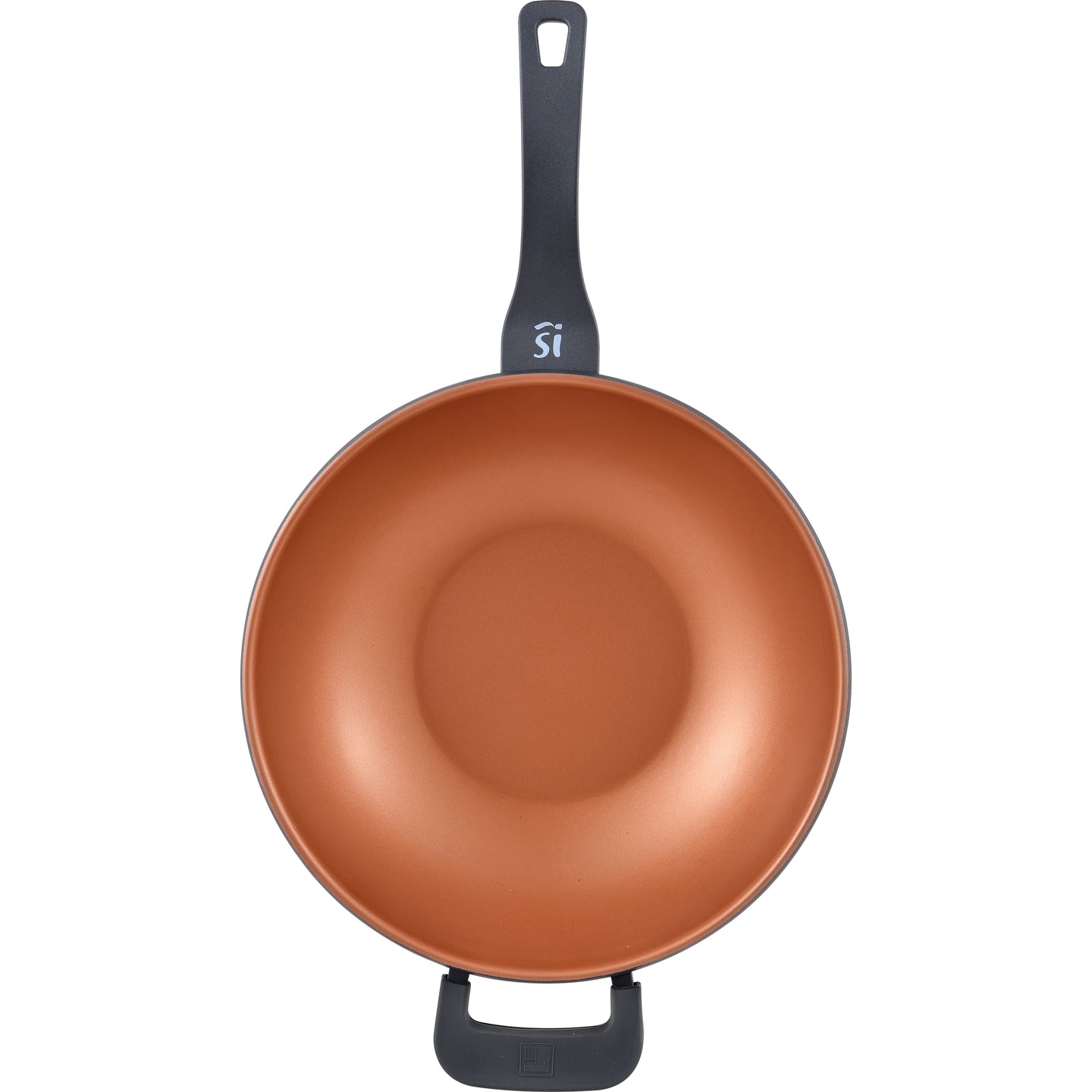 Wok San Ignacio de aluminio fundido 32 cm - Bronze (3)