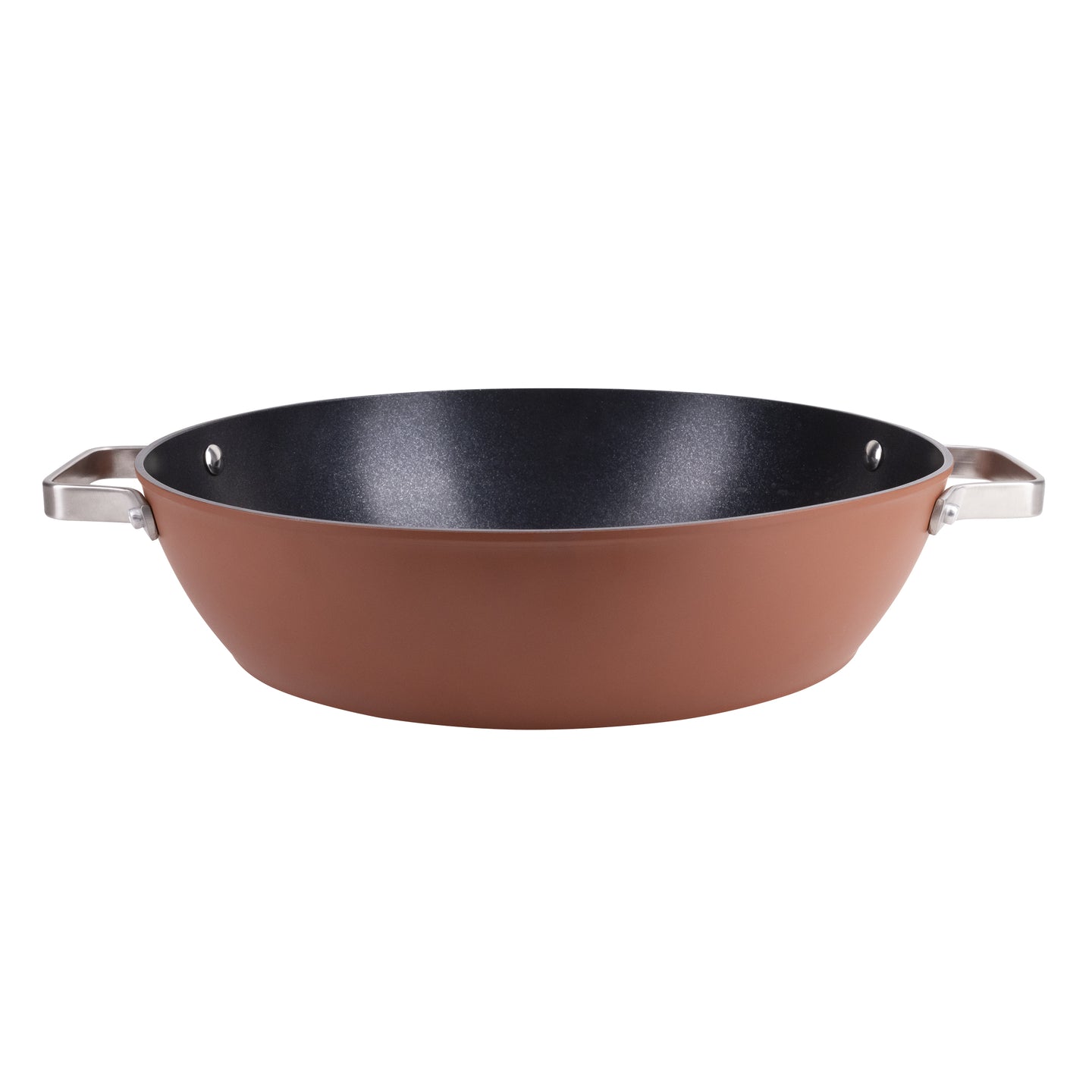 Cacerola baja San Ignacio de aluminio forjado reciclado de 32 cm - Agros Reeco (4)
