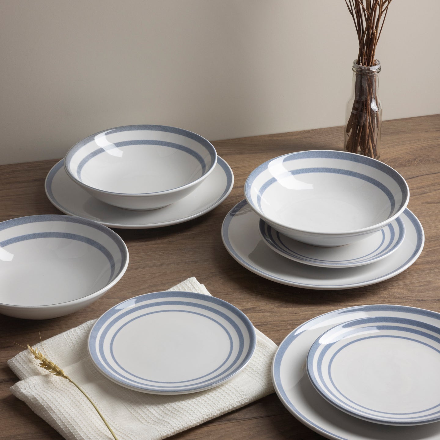 Set de 3 platos hondos San Ignacio 20 cm - Noia (1)