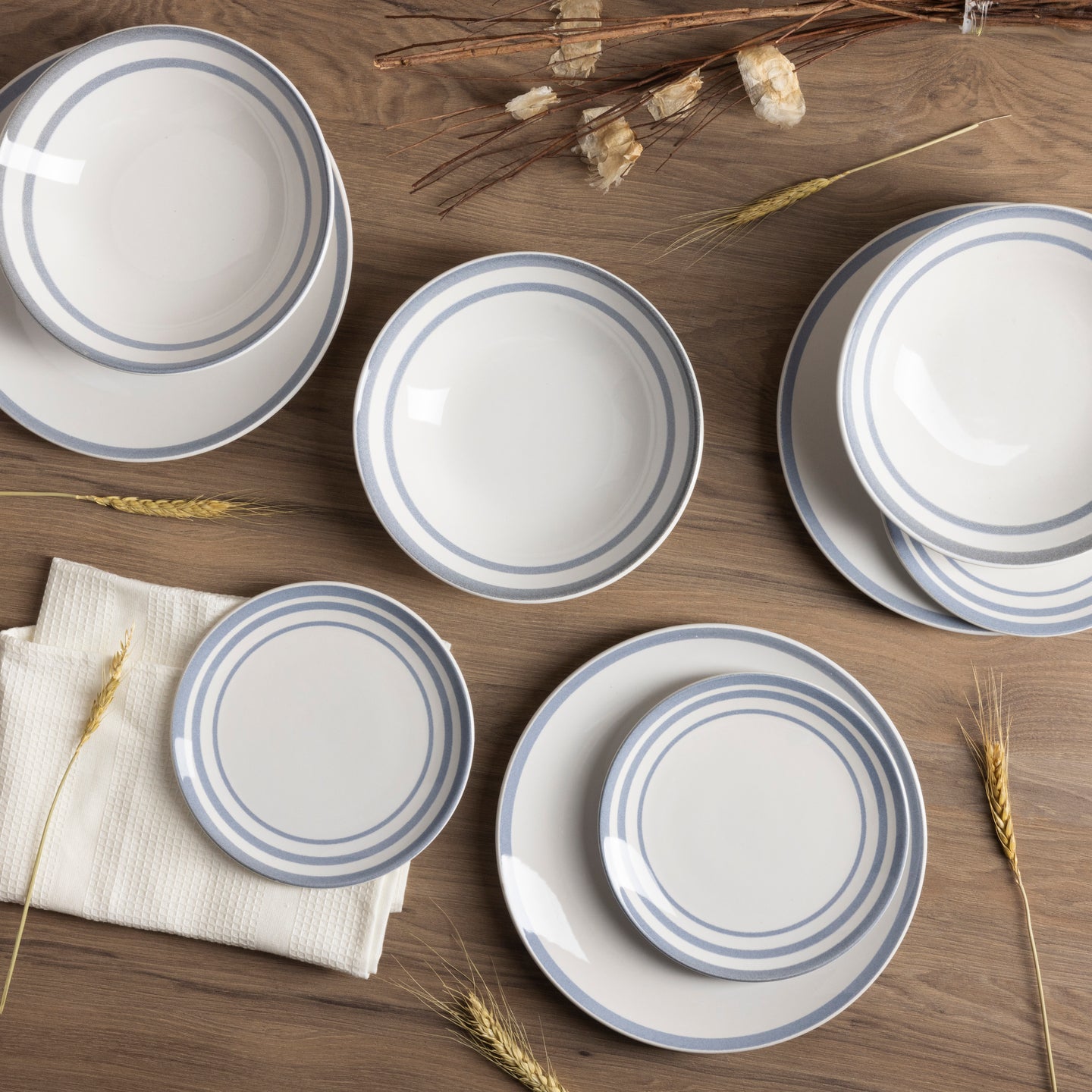 Set de 3 platos hondos San Ignacio 20 cm - Noia