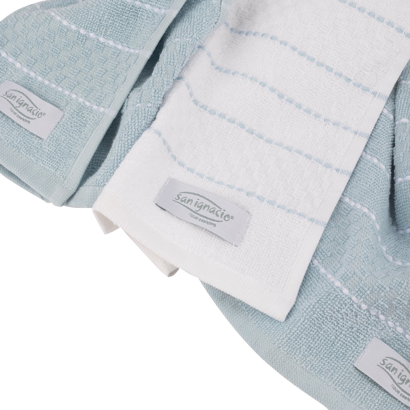 Set de 3 paños San Ignacio 100% algodón 32x32 cm - Menorca (2)