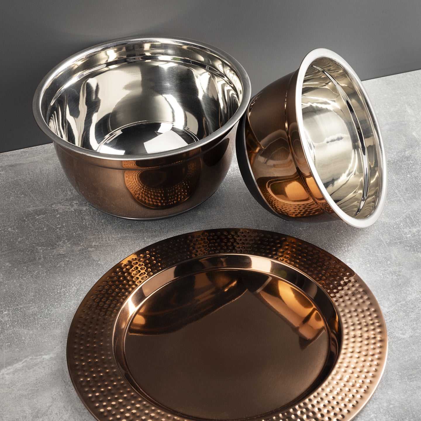 Set de 2 boles de mezclas Bergner - Copper (3)