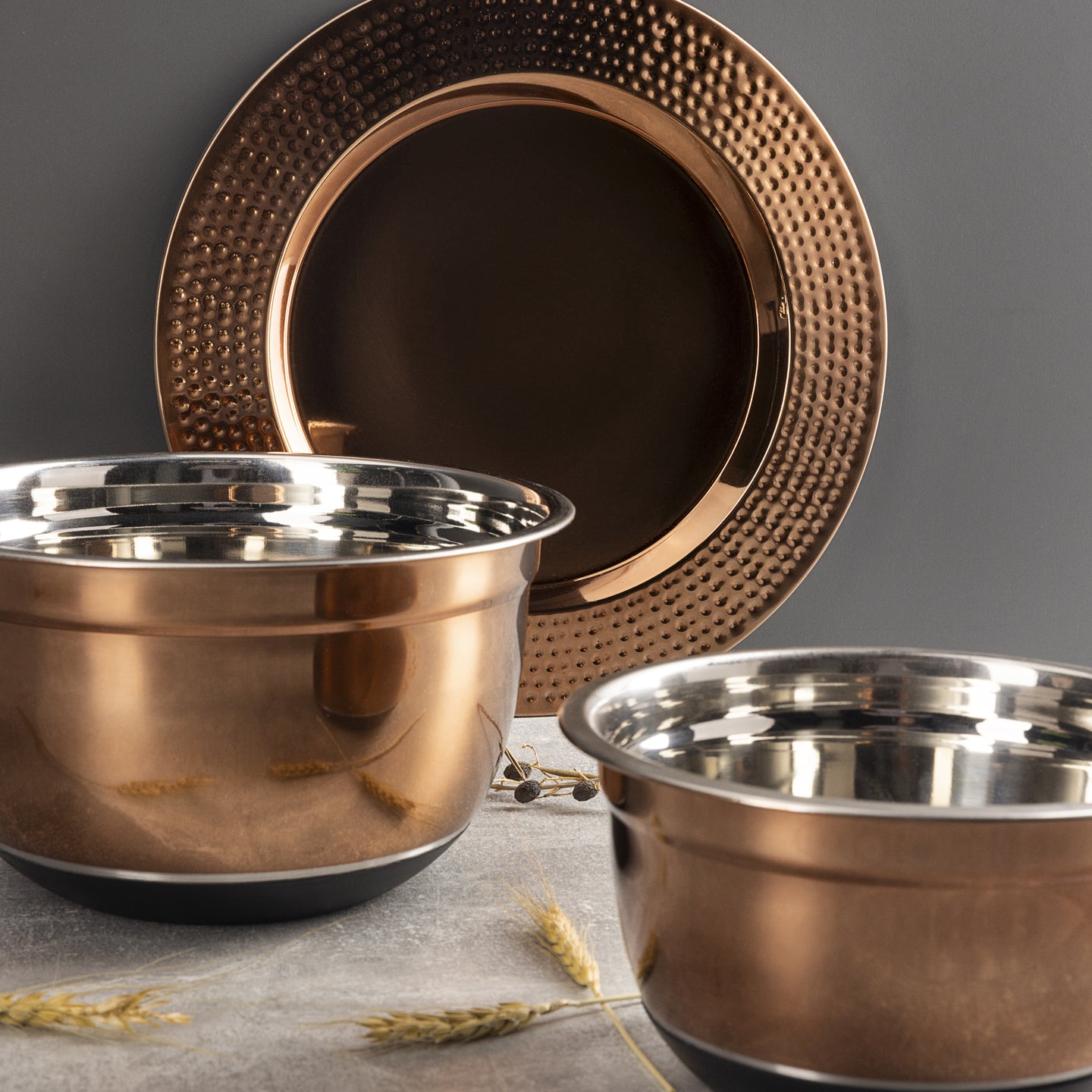 Set de 2 boles de mezclas Bergner - Copper (4)