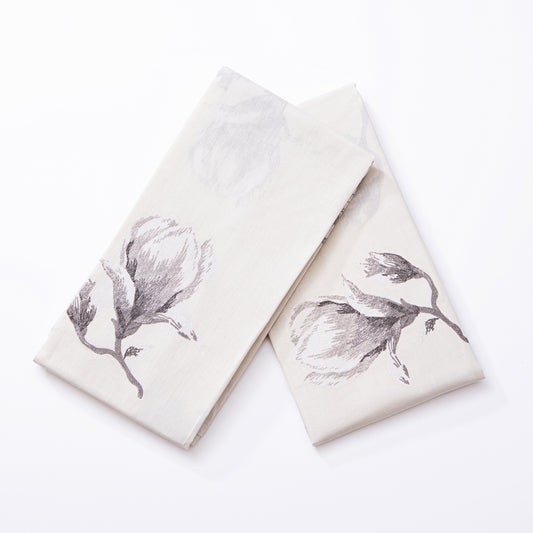 SET 2 FUNDAS ALMOHADAS 50X80CM PARA CAMA MATRIMONIO GRANDI FLORA LM