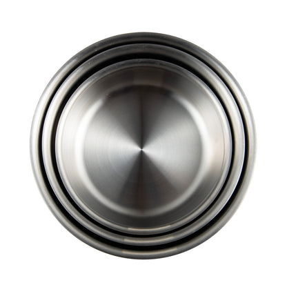 Set de 3 cazos Bergner con mango extraíble de acero inoxidable de 16, 18 y 20 cm - Click & cook (3)
