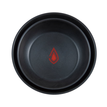 Juego de 2 sartenes con heatdot y 1 mango extraíble Bergner de acero inoxidable de 24 y 26 cm - Click & Cook (2)