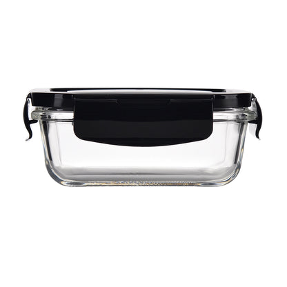 Táper rectangular de cristal Borosilicato 330ml Copper - Bergner