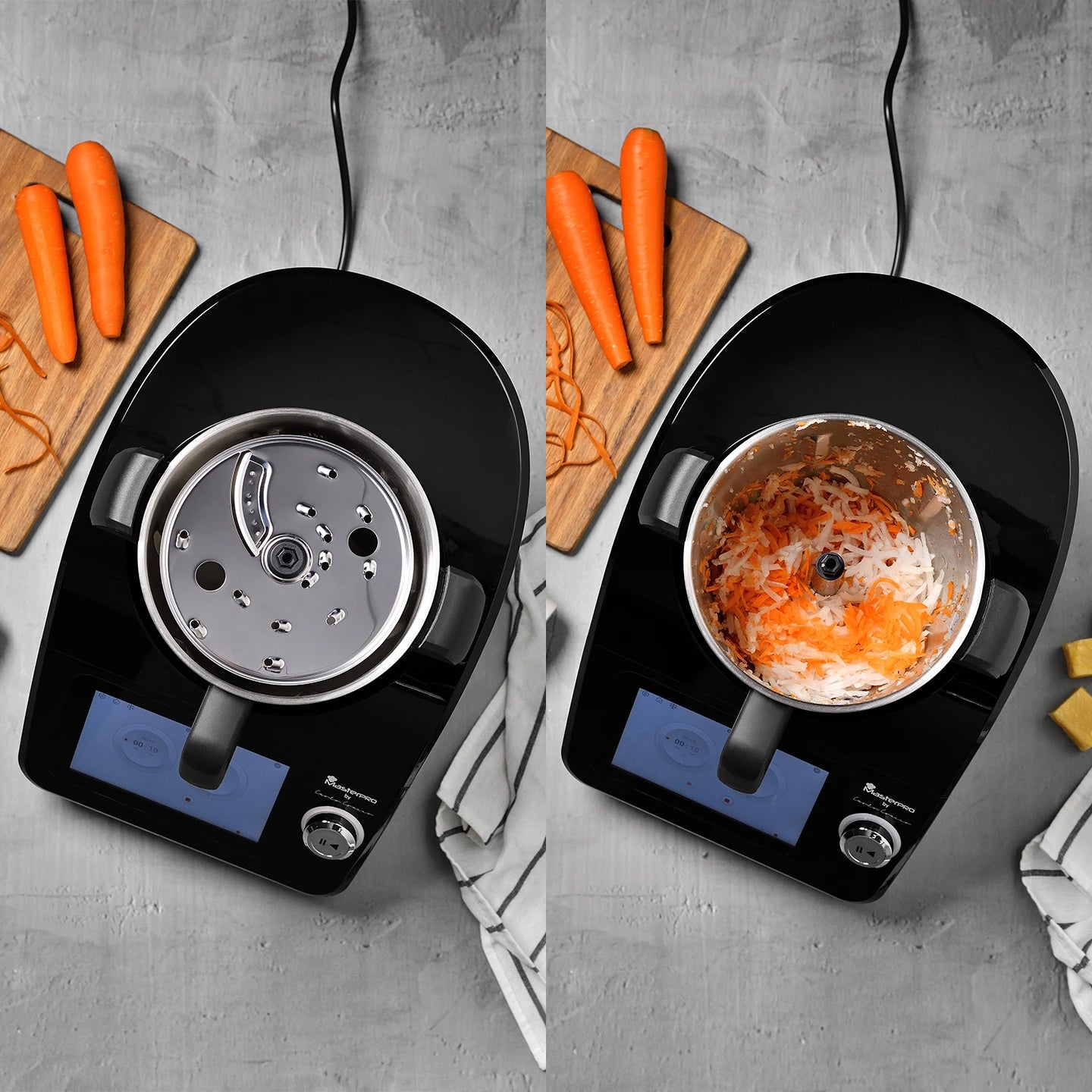Robot de Cocina 1000W 4.5L (3L Útil) 12 Programas By Carlo Cracco - MasterPRO