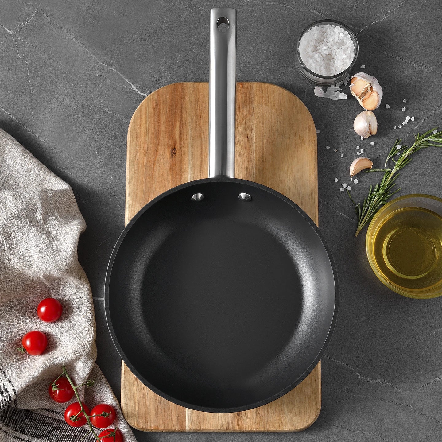 Sarten 28 Cm Aluminio Forjado Foodies - MasterPRO