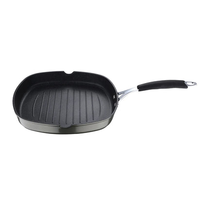 Sarten Grill 28Cm Aluminio Forjado Midnight - Bergner