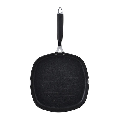 Sarten Grill 28Cm Aluminio Forjado Midnight - Bergner