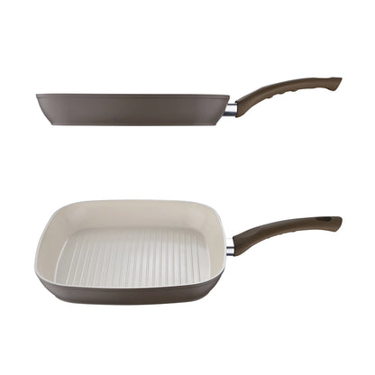 Sarten Grill 28x28Cm Aluminio Forjado Natur - San Ignacio