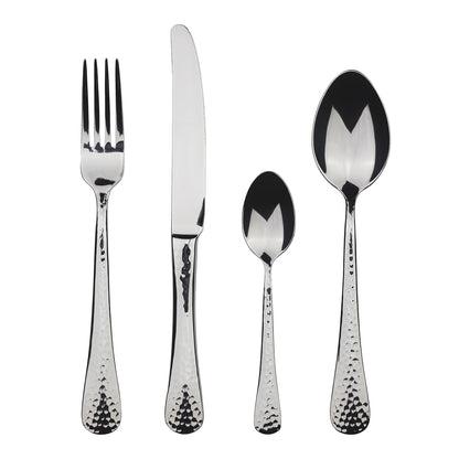 Cubertería de 24 piezas Eiffell en Acero Inoxidable Plateado - Bergner