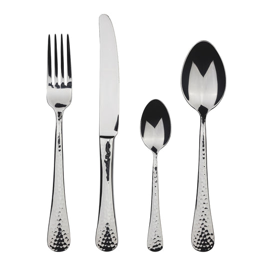 Cubertería de 24 piezas Eiffell en Acero Inoxidable Plateado - Bergner