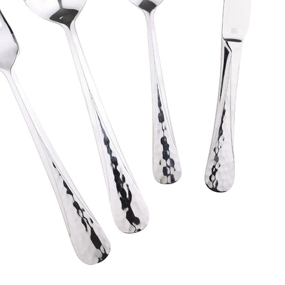 Cubertería de 24 piezas Eiffell en Acero Inoxidable Plateado - Bergner
