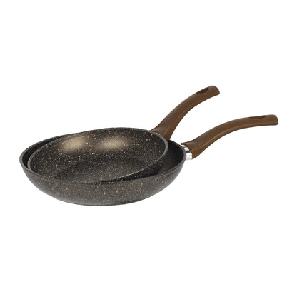 Set 2 Sartenes 20+24Cm Aluminio Forjado Champan Root - Bergner