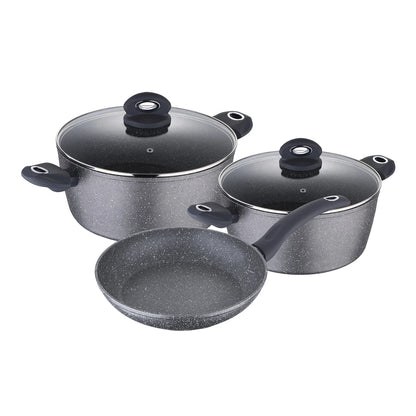 Set 5 Piezas Bateria de Cocina Aluminio Forjado Orion - Bergner
