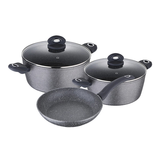 Set 5 Piezas Bateria de Cocina Aluminio Forjado Orion - Bergner