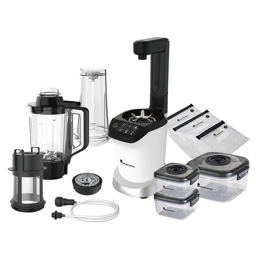 Set Batidora al Vacio 1000W 1.5L Con Vaso 0,7L + Accesorios Trio Nutrimix MasterPRO