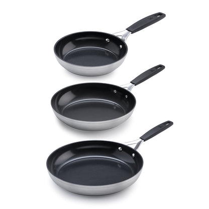 Juego de 3 sartenes SMART 20 cm + 24 cm + 28 cm - MasterPRO