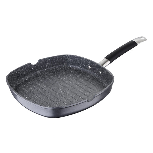 Sarten Grill 28x28 cm Aluminio Forjado Gris Home Edition - MasterPRO