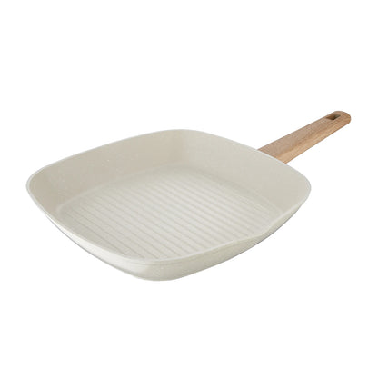 Sarten Grill Cuadrada 28Cm Aluminio Forjado Naturally - Bergner