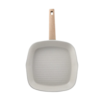 Sarten Grill Cuadrada 28Cm Aluminio Forjado Naturally - Bergner