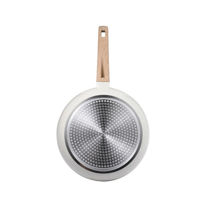 Sartén para saltear con Tapa 28 Cm Alu Forjado Naturally - Bergner