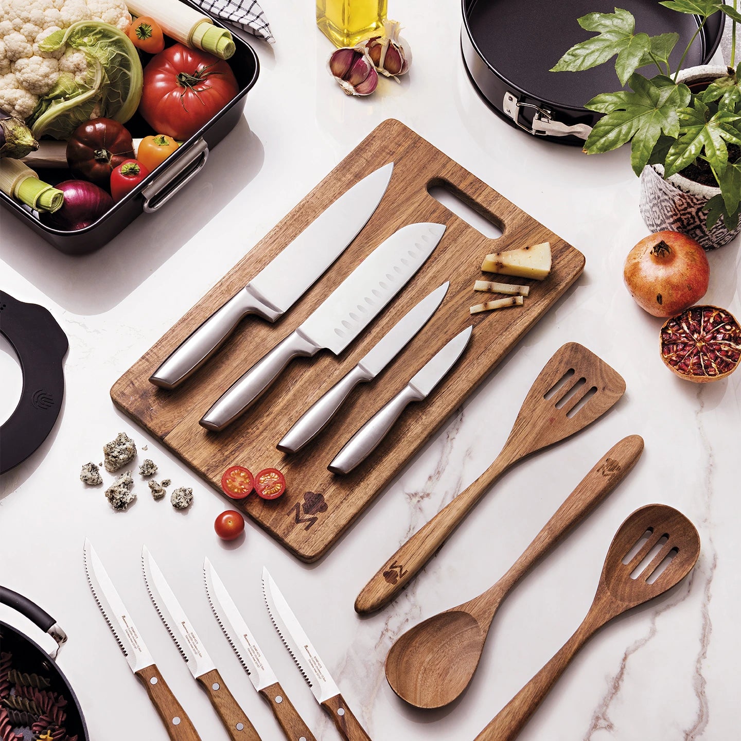 Set de 4 Cuchillos de Acero Inoxidable Smart - MasterPRO