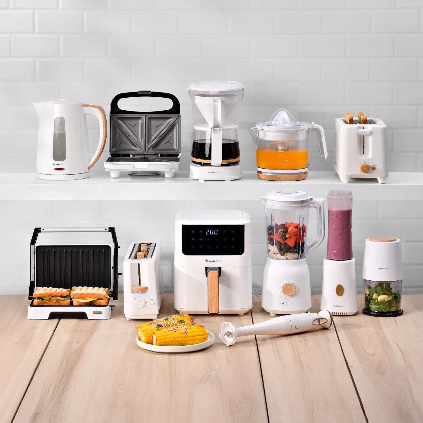 Tostadora 2 Rebanadas 750W con 7 Velocidades Petit Harmony - Swiss Home