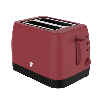 Tostadora 2 Rebanadas 870W - 6 niveles de tostado - Maroon - Bergner