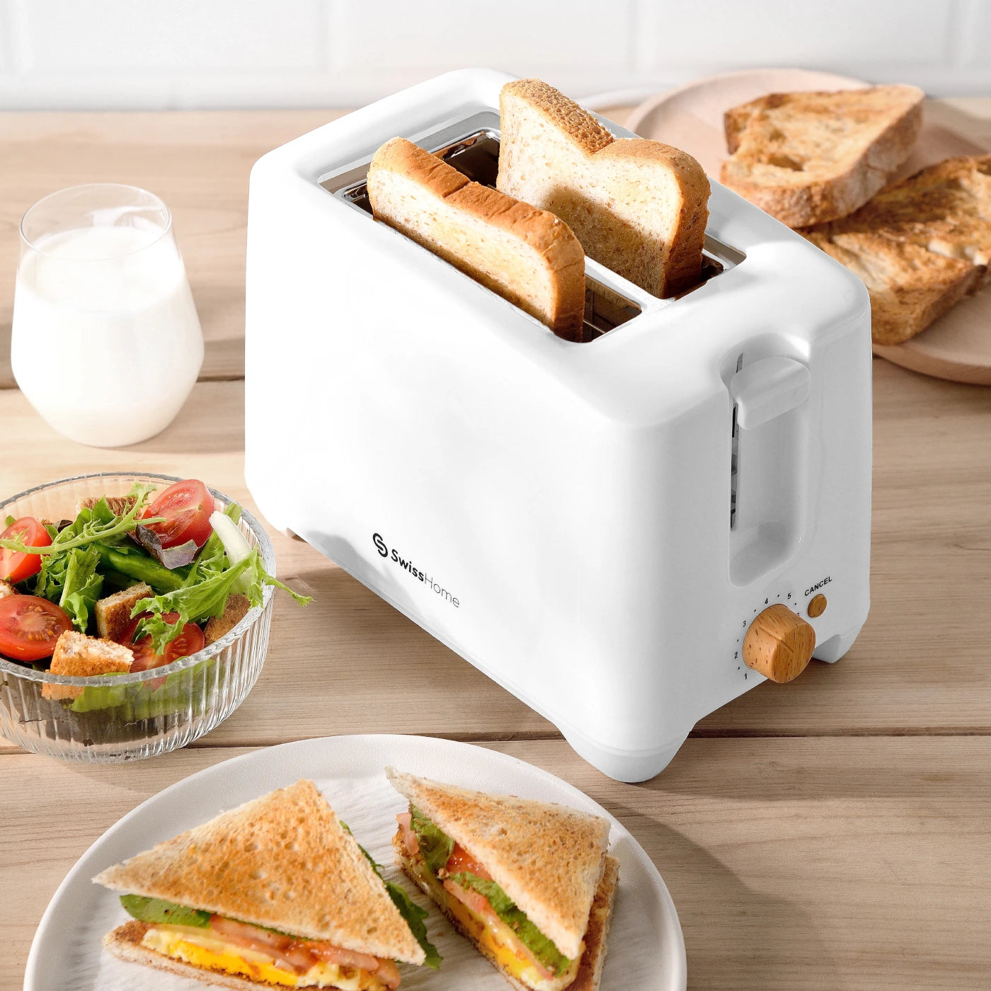 Tostadora 2 Rebanadas 750W con 7 Velocidades Petit Harmony - Swiss Home