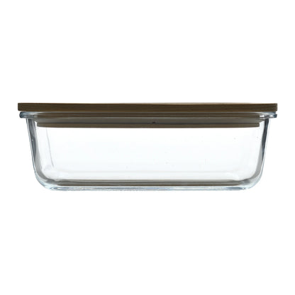 Táper hermético de Vidrio Borosilicato 1L Naturally - Bergner