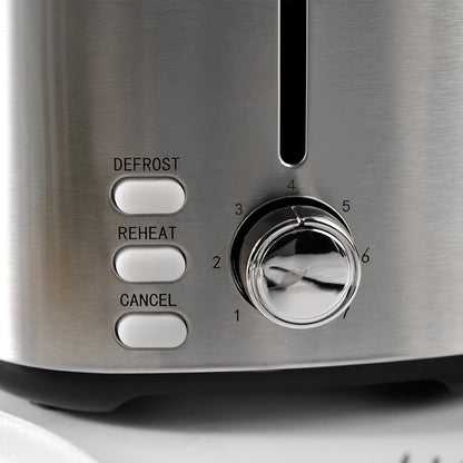 Tostadora 2 rebanadas Foodies 800W 7 niveles de tostado- MasterPRO