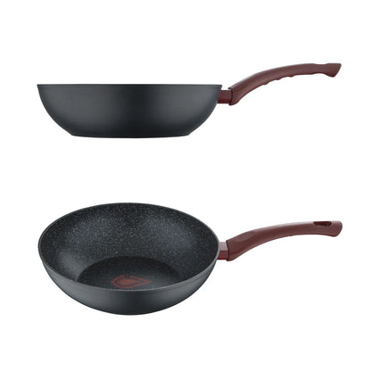 Wok 26Cm Aluminio Forjado Malbec - San Ignacio