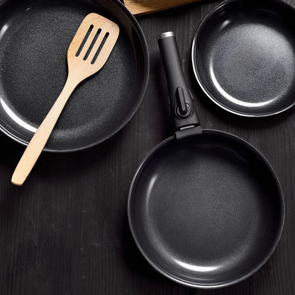 Juego de 3 sartenes + 1 Mango desmontable LEGACY - MasterPRO