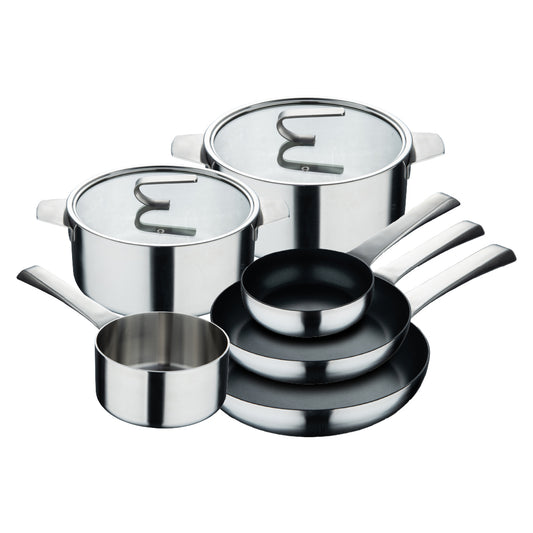 Batería de cocina 6 piezas de acero inoxidable MasterPRO - Sigma